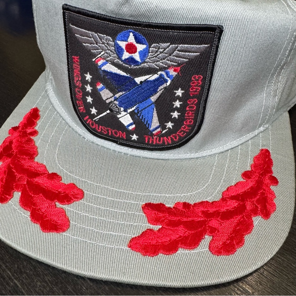 Vintage Head to Toe 1993 Wings Over Houston Thunderbirds Hat Snapback